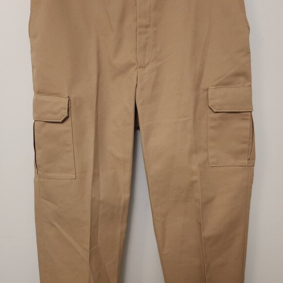 NWOT Mens RED KAP Cargo Pants 36x34 Beige Uniform Straight Leg‎ Workwear NEW - Picture 5 of 11